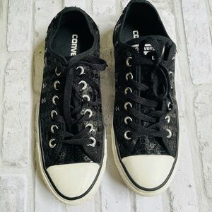 Converse Allstar Starlight Sequin SneAkers Size 8